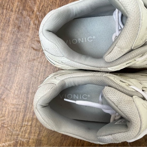 Vionic 23walk White Leather Walking Athletic Shoes Size 9 - Picture 12 of 17